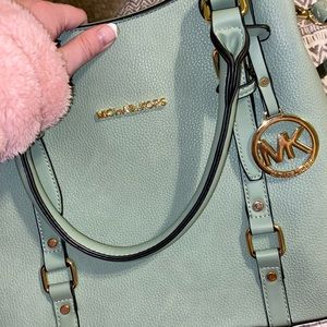 Michael Kors sage green purse